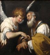 Bernardo Strozzi The Release of St Peter oil painting on canvas